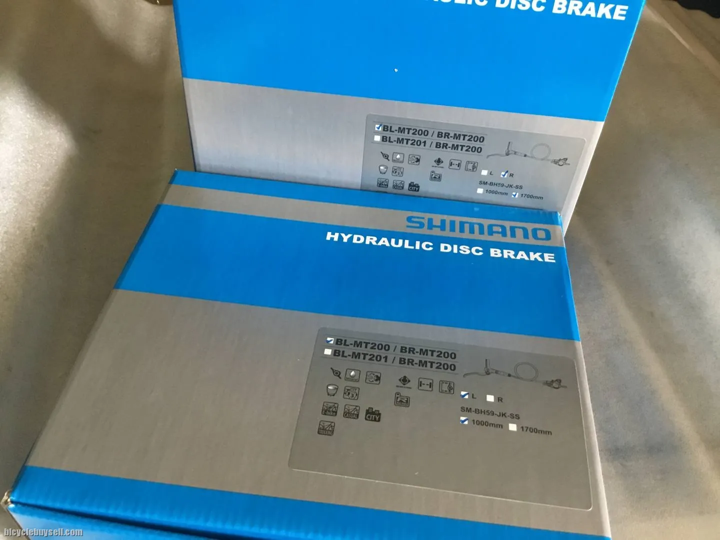 SHIMANO MT200 Hydraulic Disc Brake  @ free pos