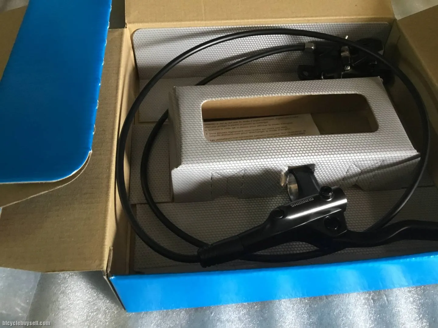 SHIMANO MT200 Hydraulic Disc Brake  @ free pos