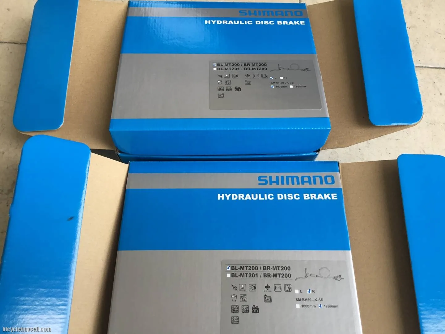 Shimano hidaulic brake M200 -- free Courier