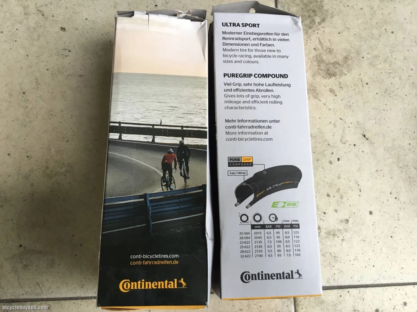 Continental Ultra Sport 3 - 700x25c Tires - 1set - free courier