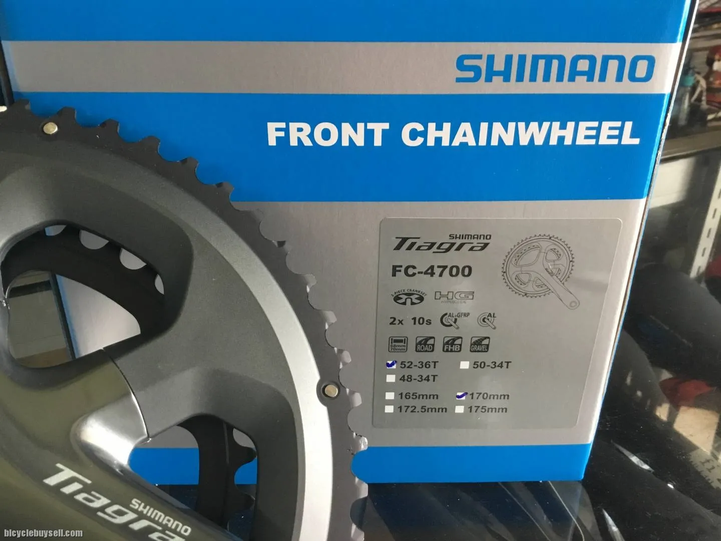 Shimano Tiagra Crankset 52/36T / Japan (free pos w.m)