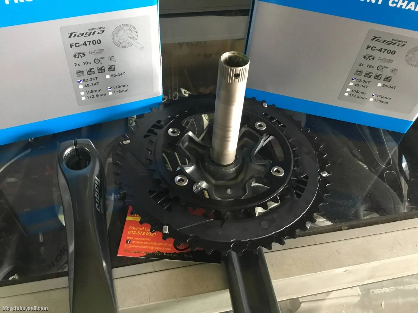 Shimano Tiagra Crankset 52/36T / Japan (free pos w.m)