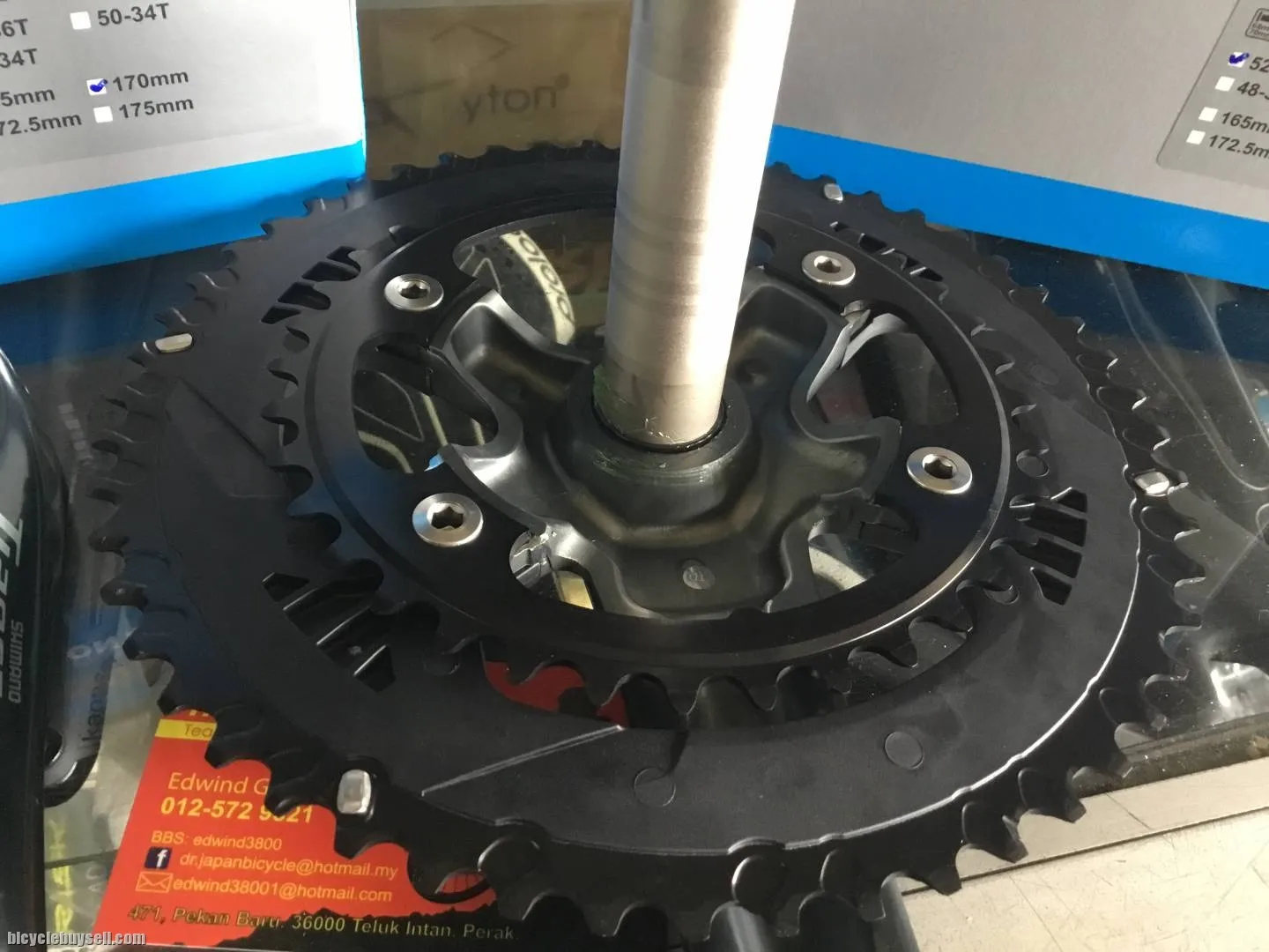 Shimano Tiagra Crankset 52/36T / Japan (free pos w.m)