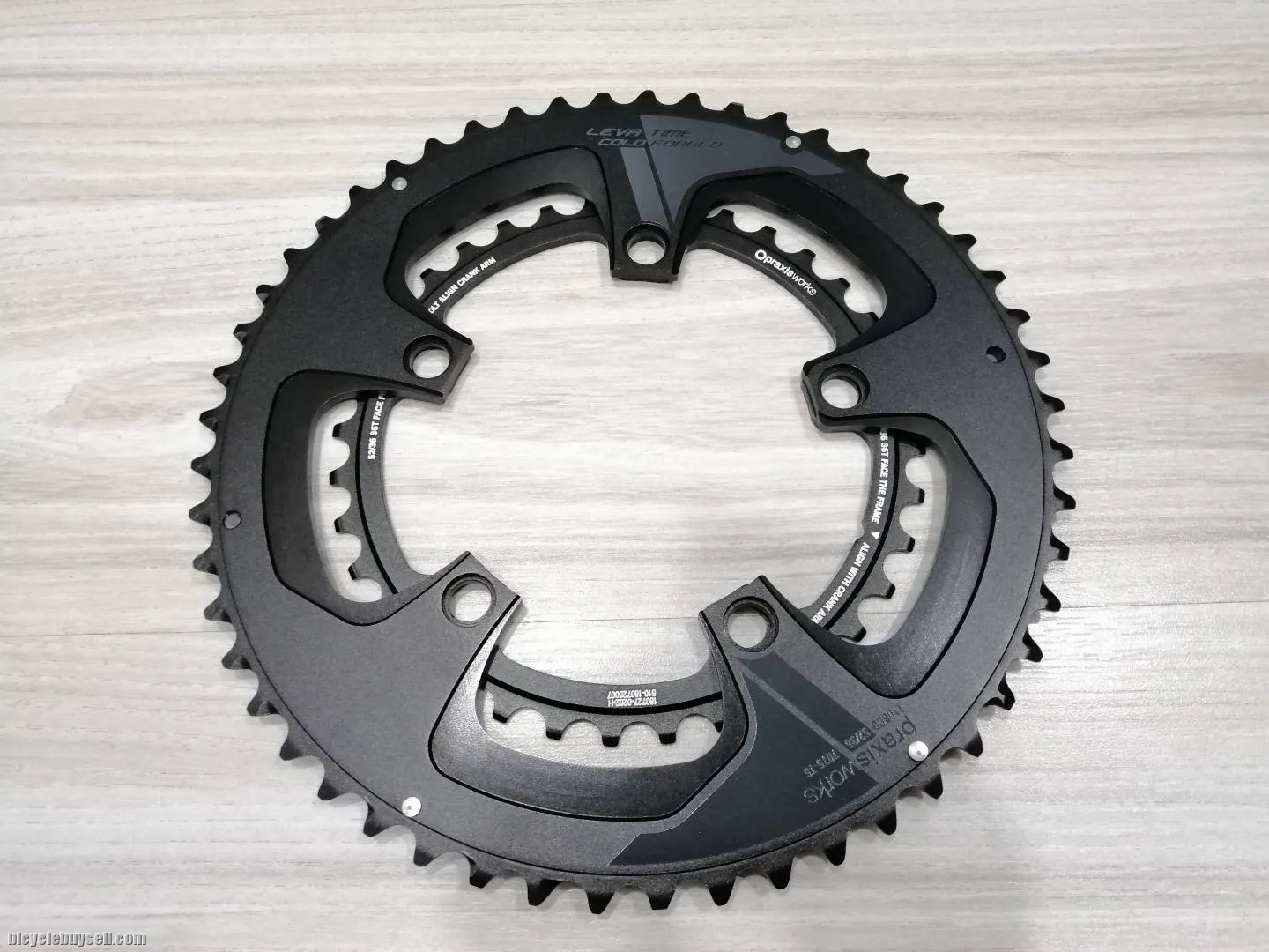 Praxis Works LEva Time Cold Forged 52/36T BCD110 10/11 Speed Chainring