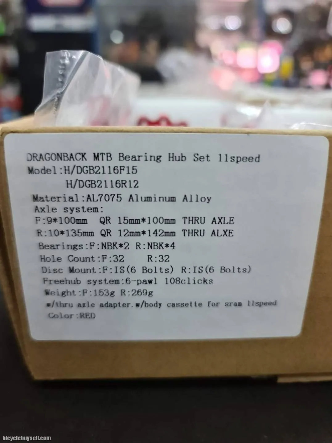 DragonBack Sealed Bearing Hub -NonBoost ; 32 Holes- (Brand New !!!)