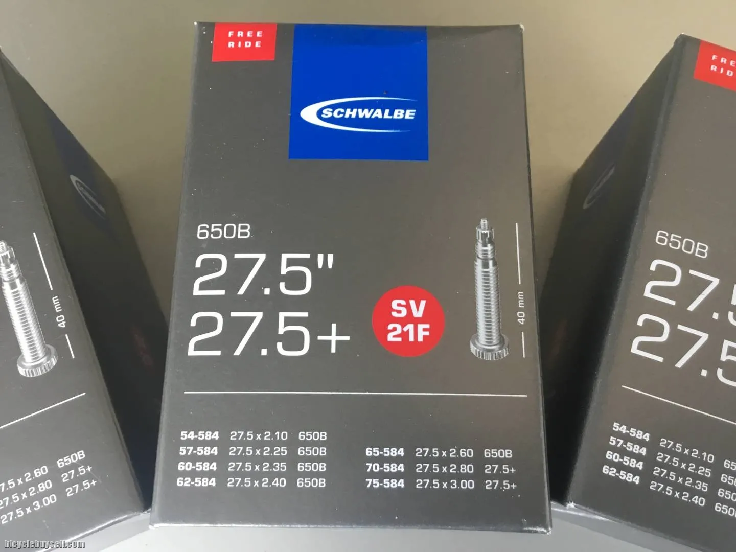 Schwalbe Tube 27.5+ x 2.1/3.0 FreeRide 40mm @ free pos