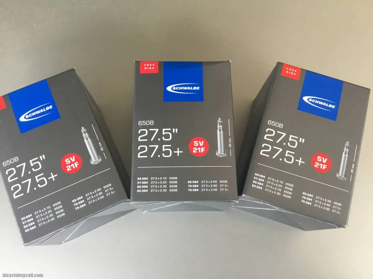 Schwalbe Tube 27.5+ x 2.1/3.0 FreeRide 40mm @ free pos
