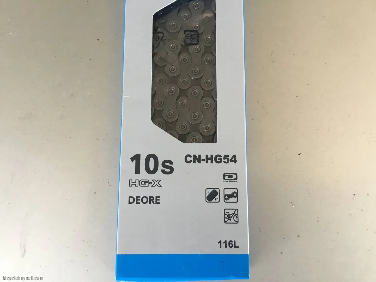 Shimano Deore HG54 Chain 116L @ free pos