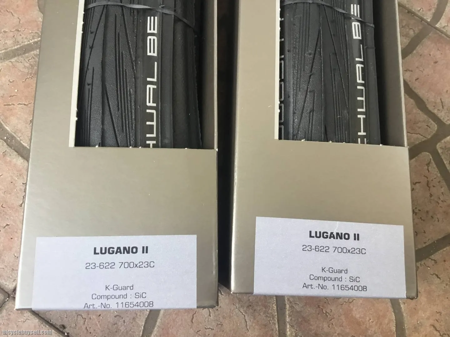 Schwalbe Lugano2 700/23c (1Pair) K-Guard -- free courier