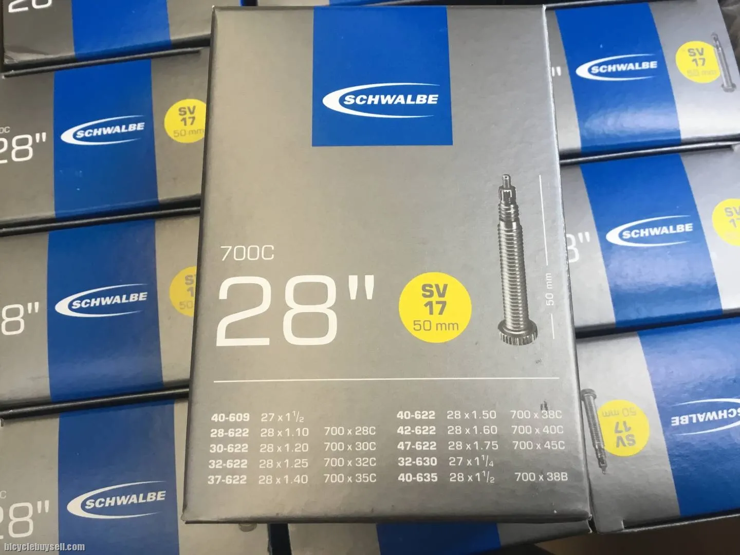Schwalbe Tube FV 50mm / 700x28-45c (free pos w.m)