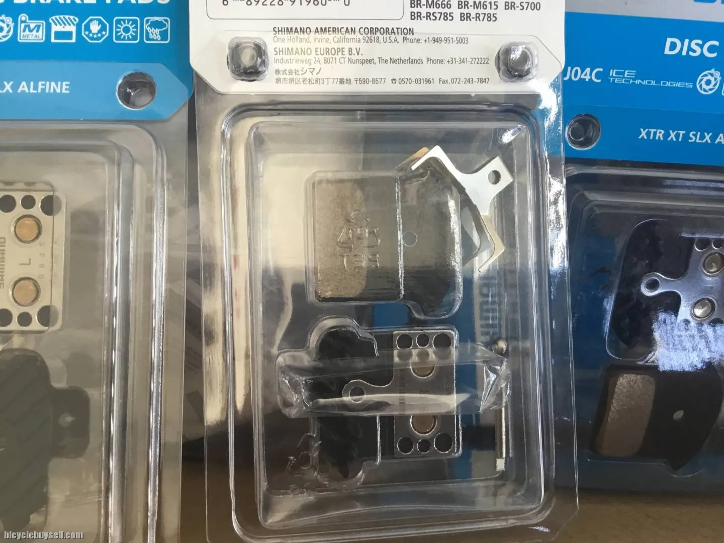Shimano XT Cooler Metal FinPad - J04C (free pos w.m)