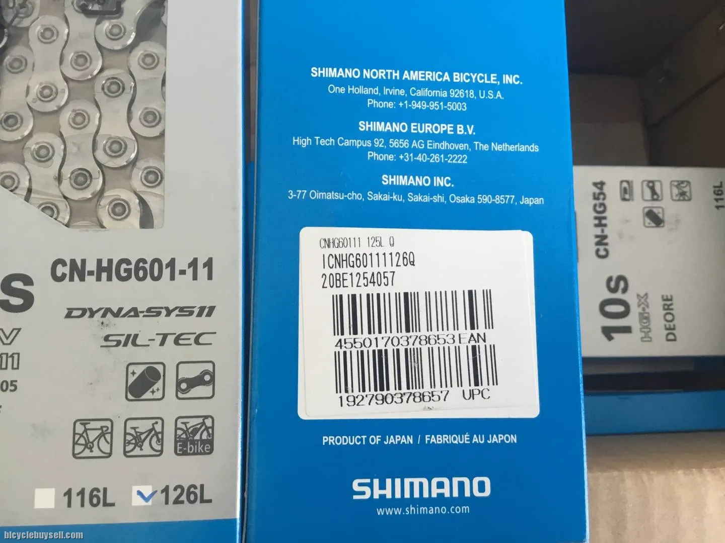 Shimano 105 11s Chain 126L (free pos w.m)