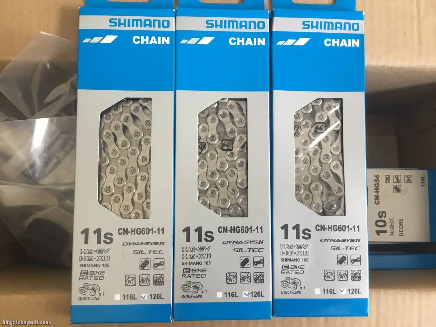 Shimano 105 11s Chain 126L (free pos w.m)