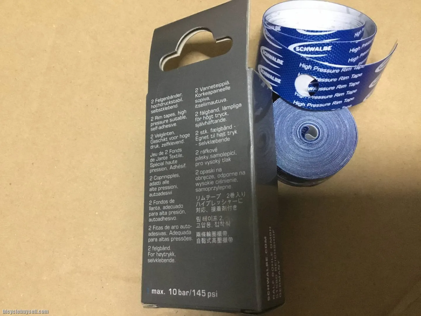 Schwalbe High Pressure Cloth Rim Tape 18mm - free courier