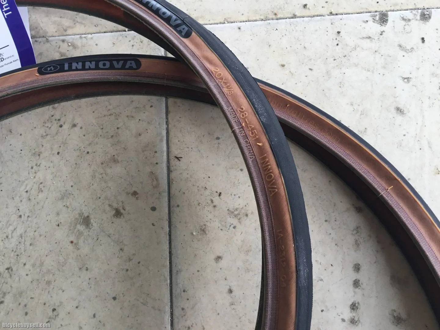 Innovo Folding Tires 20-1 1/8 451 Skin Wall 1pair - free courier