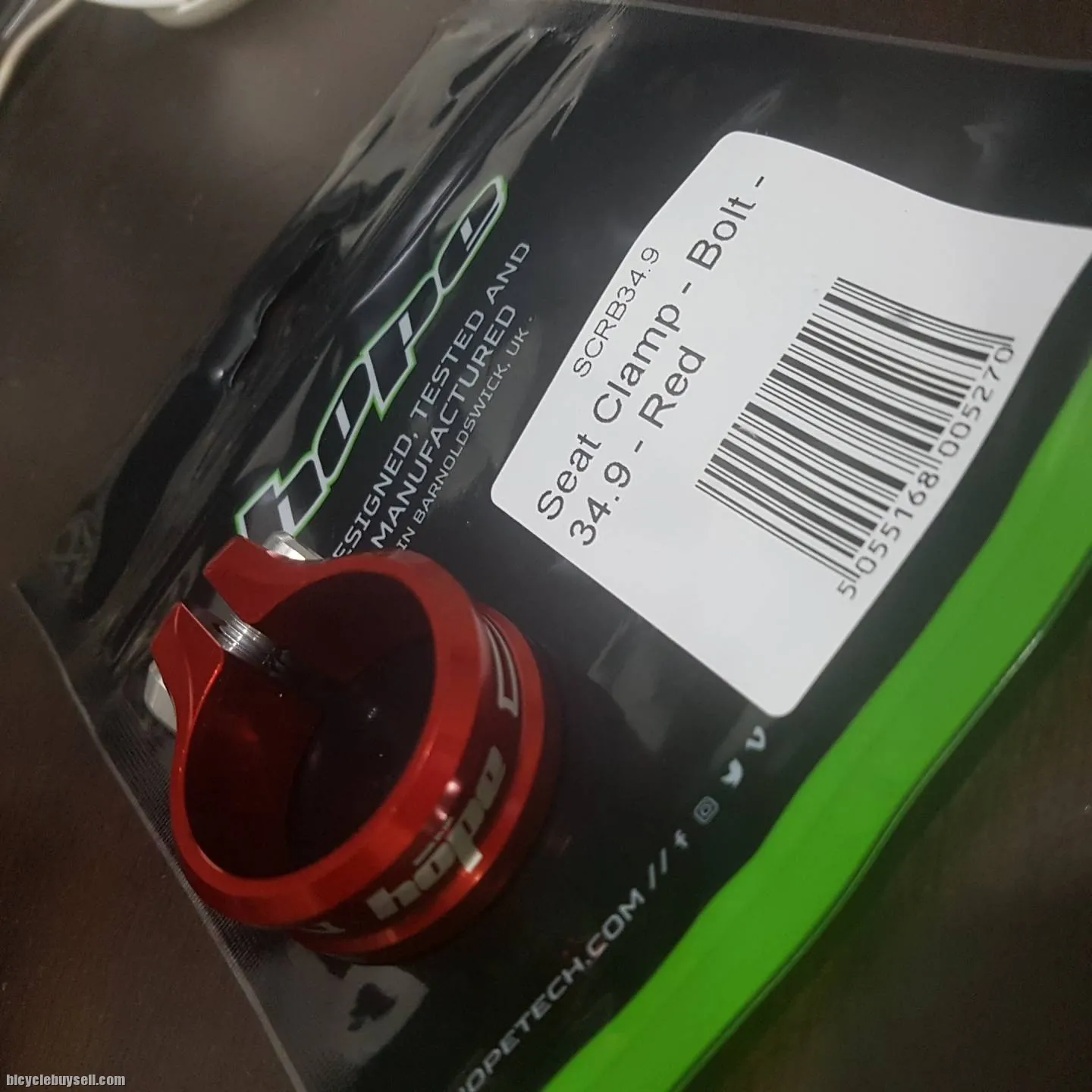 Hope Seat Clamp, 34.9mm, bolt type