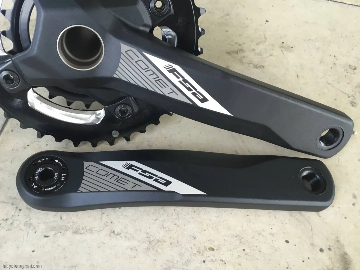 FSA Comet 38/24T DoubleRing Crankset  - Taiwan -- free courier
