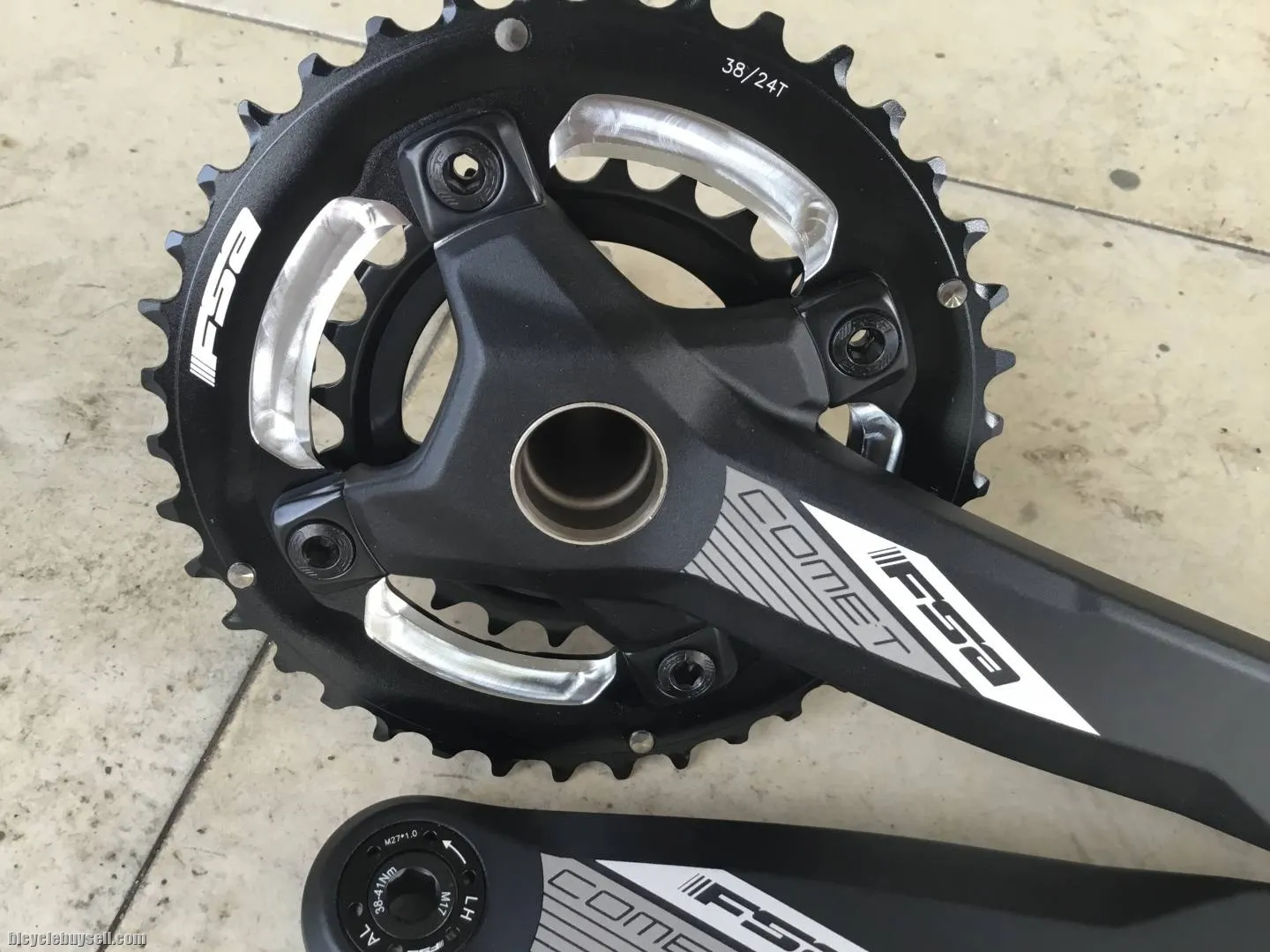 FSA Comet 38/24T DoubleRing Crankset  - Taiwan -- free courier