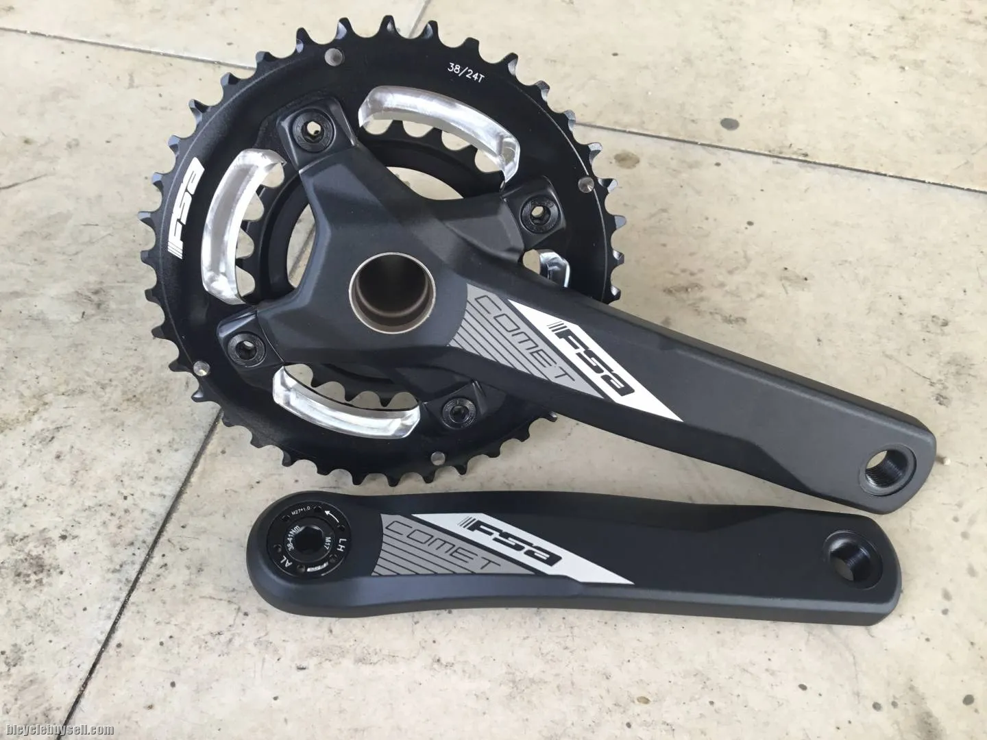 FSA Comet 38/24T DoubleRing Crankset  - Taiwan -- free courier