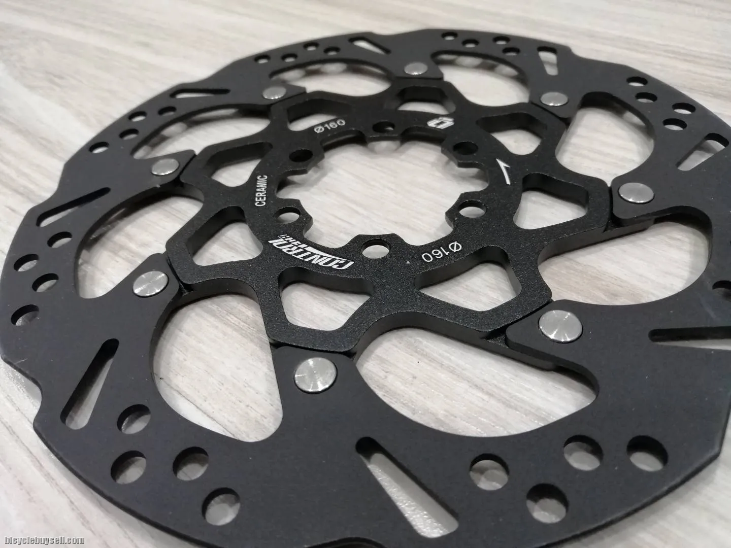 Controltech Ceramic 6 Bolt MTB Bicycle Rotor 160mm