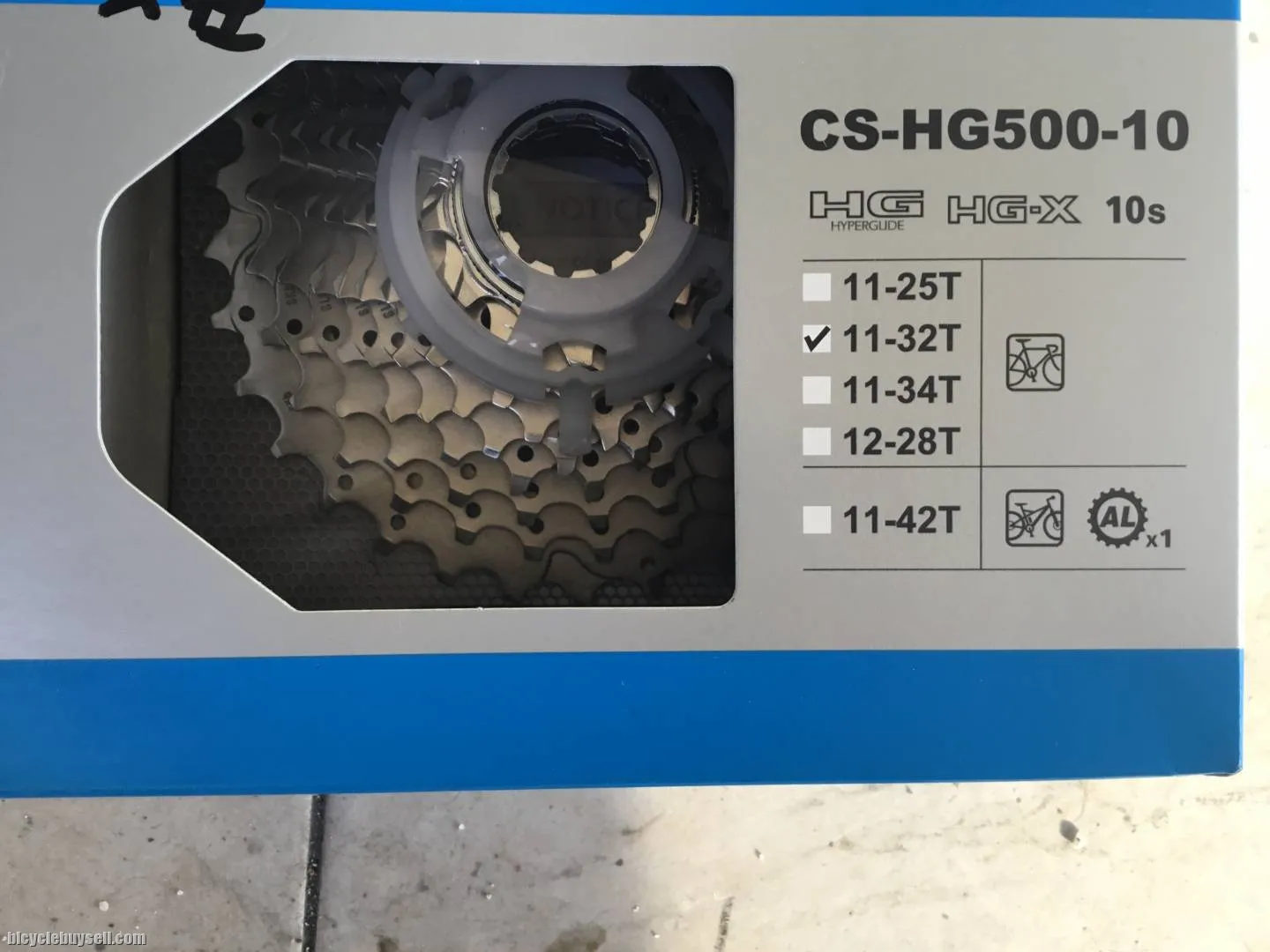 Shimano HG500 caset 11-32T - 10speed -- free courier