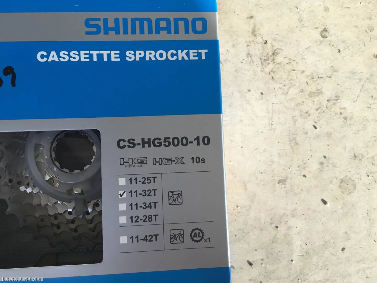 Shimano HG500 caset 11-32T - 10speed -- free courier