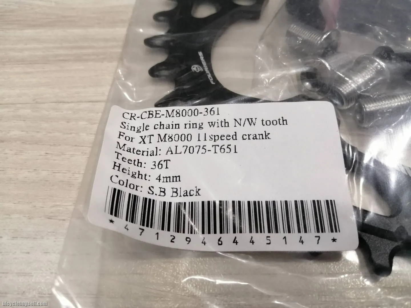 Fouriers M8000 BCD96 32/ 34/ 36T Narrow-wide 11 Speed 12 Speed Chainring