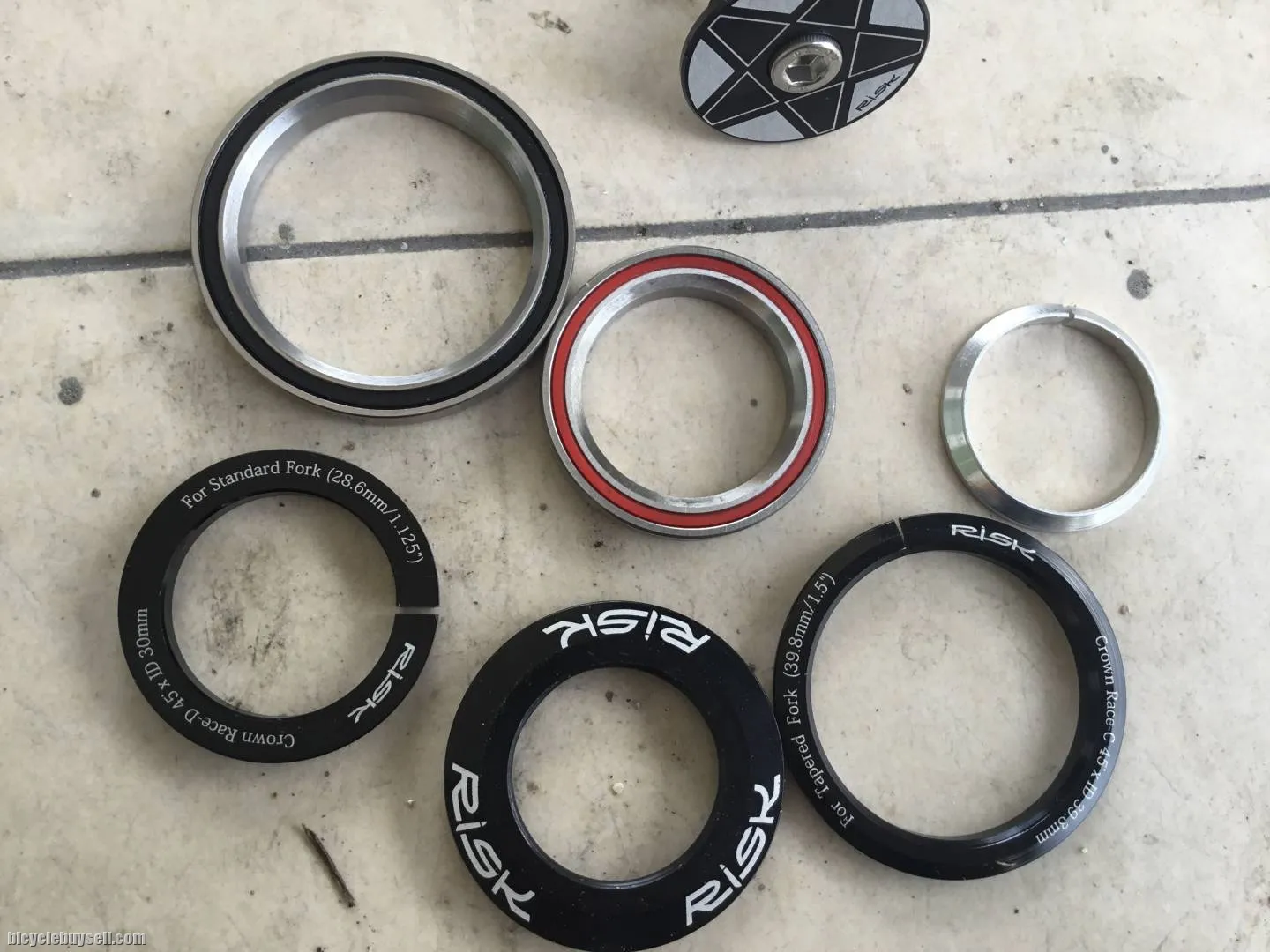 Risk Intergrade Headset Seal Bearing 41.8/52mm - free courier