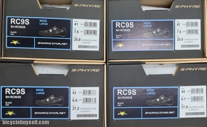 Shimano SH-RC9S Wide (Black) 2023 Brand New !!
