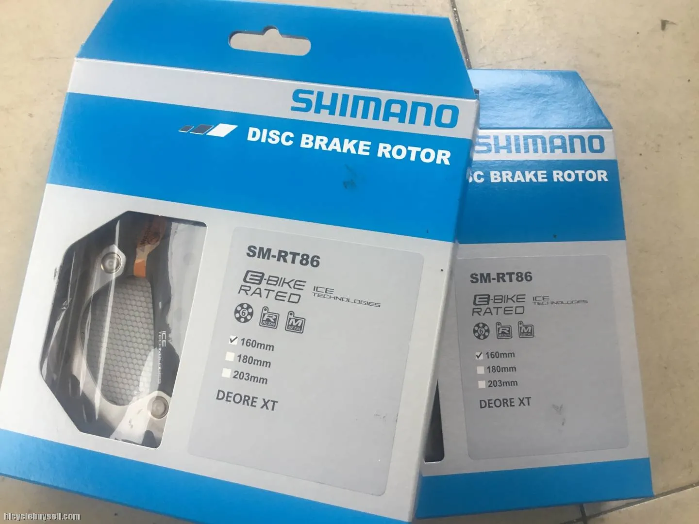 Shimano Deore XT RT-86 - Ice Technology 1Set - 6bolt -160mm -- free courier