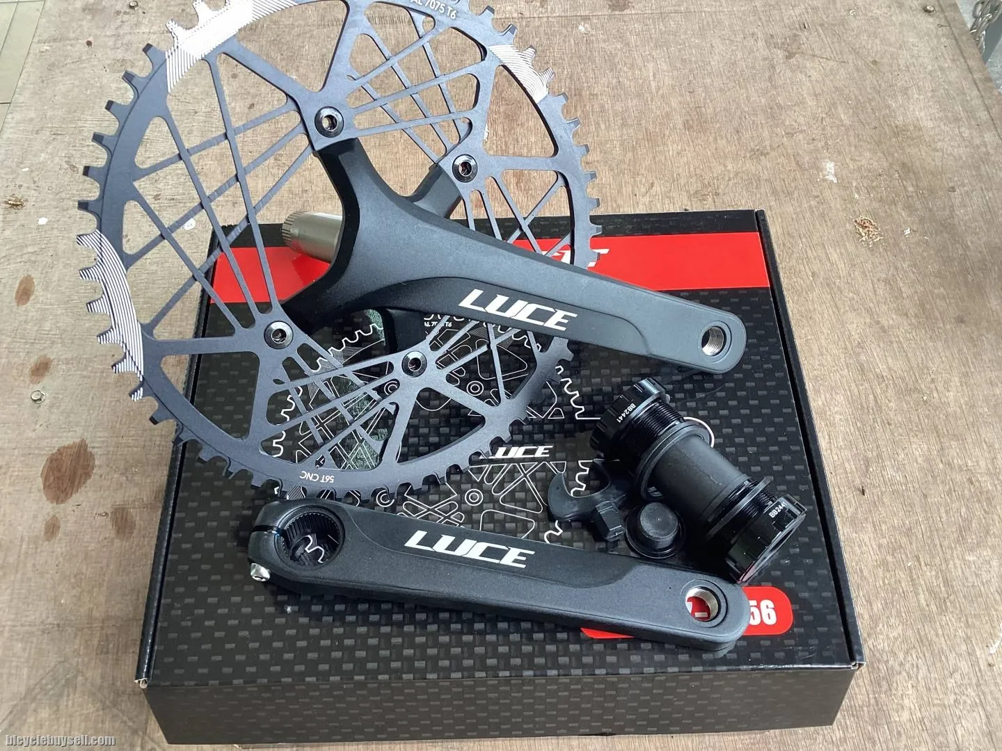 Luce Folding Crankset 56T Hollow - free courier