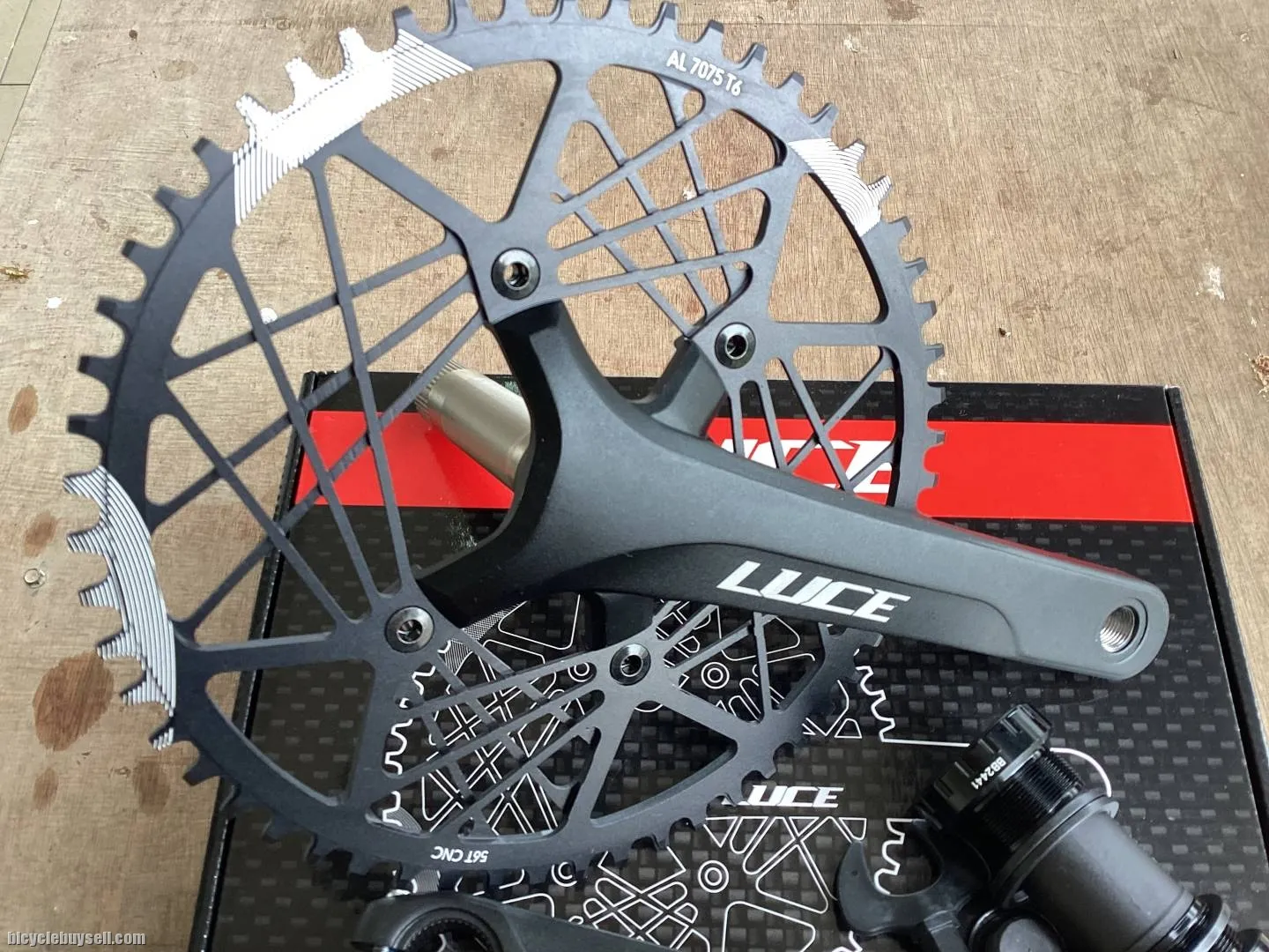 Luce Folding Crankset 56T Hollow - free courier