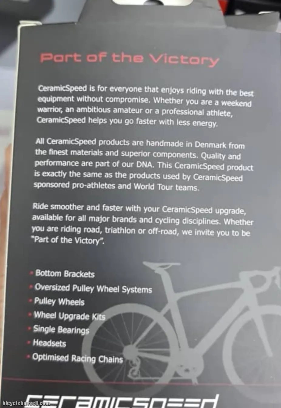 Ceramic Speed Oversized pulley (coated) Shimano (R9100/R8000) Brand New !!!