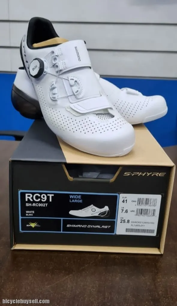 Shimano SH-RC9T Wide (White) 2023 Brand New !!