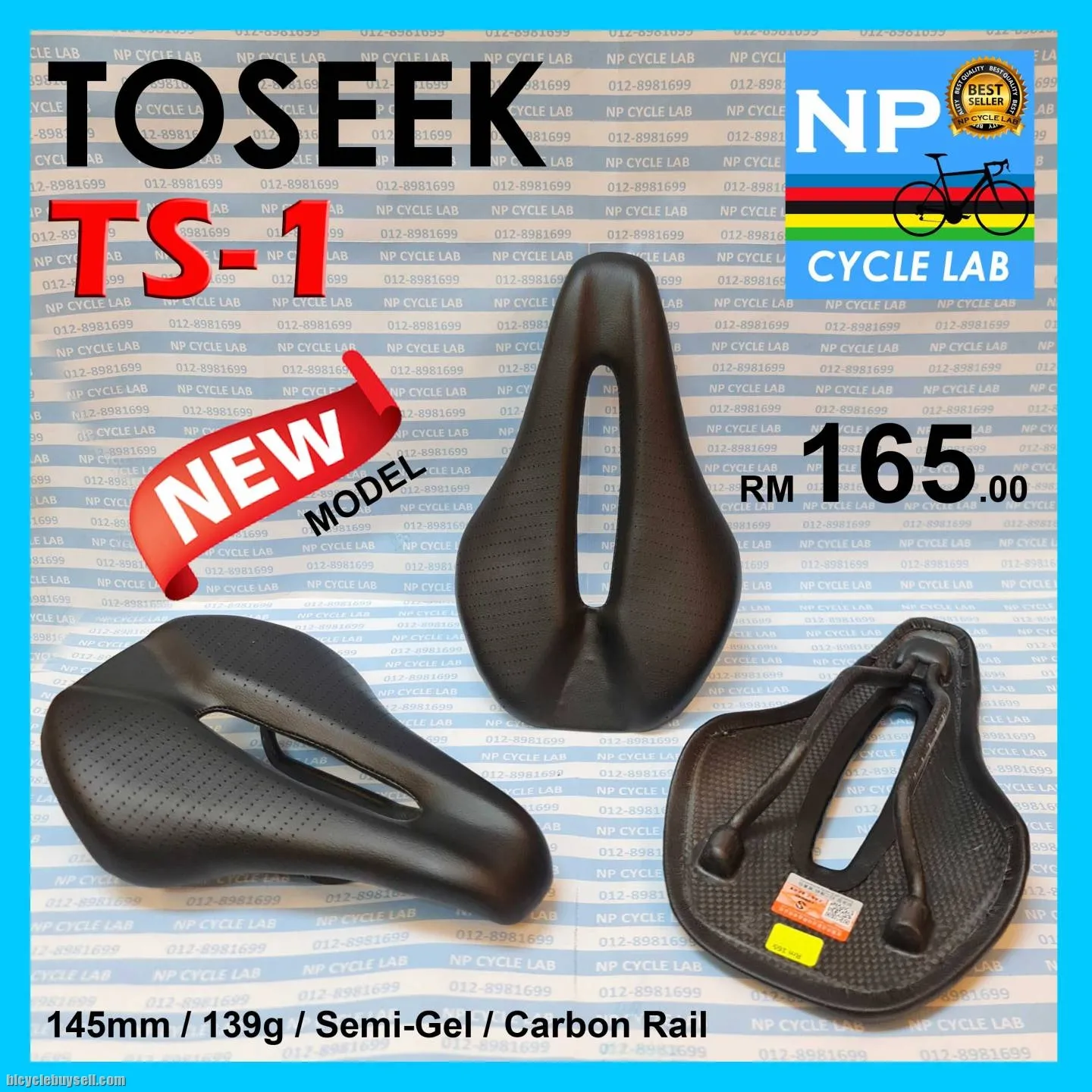 (NP CYCLE LAB) TOSEEK GENUINE CARBON PRODUCT READY STOCK