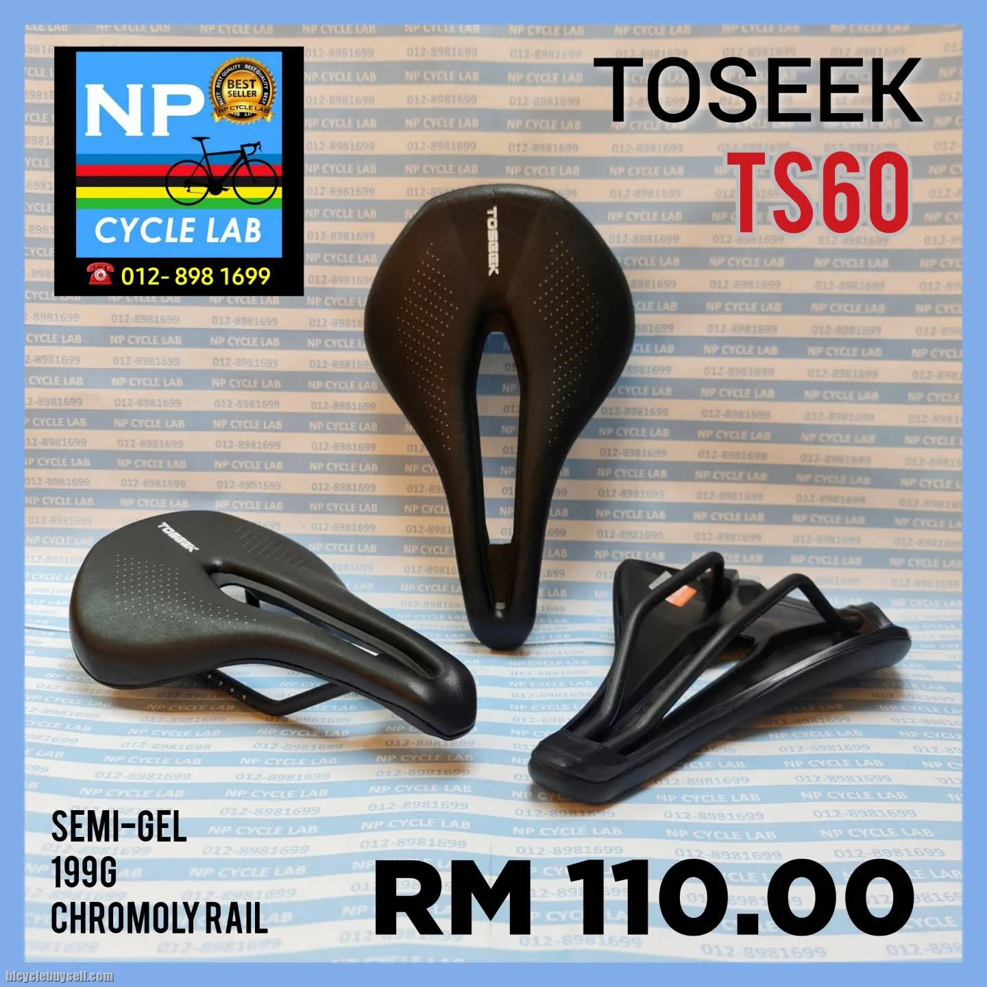 (NP CYCLE LAB KUCHING) BIKE SADDLE ORIGINAL FOR RB/MTB /FOLDING