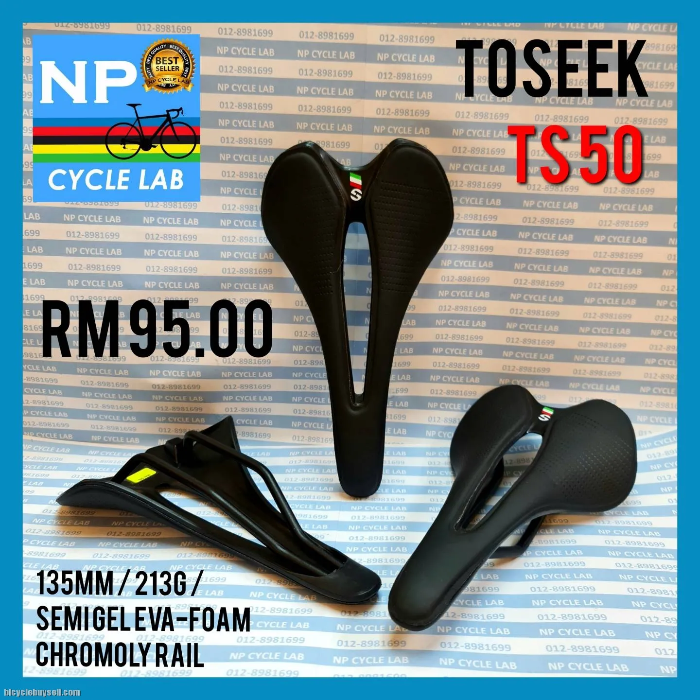 (NP CYCLE LAB KUCHING) BIKE SADDLE ORIGINAL FOR RB/MTB /FOLDING