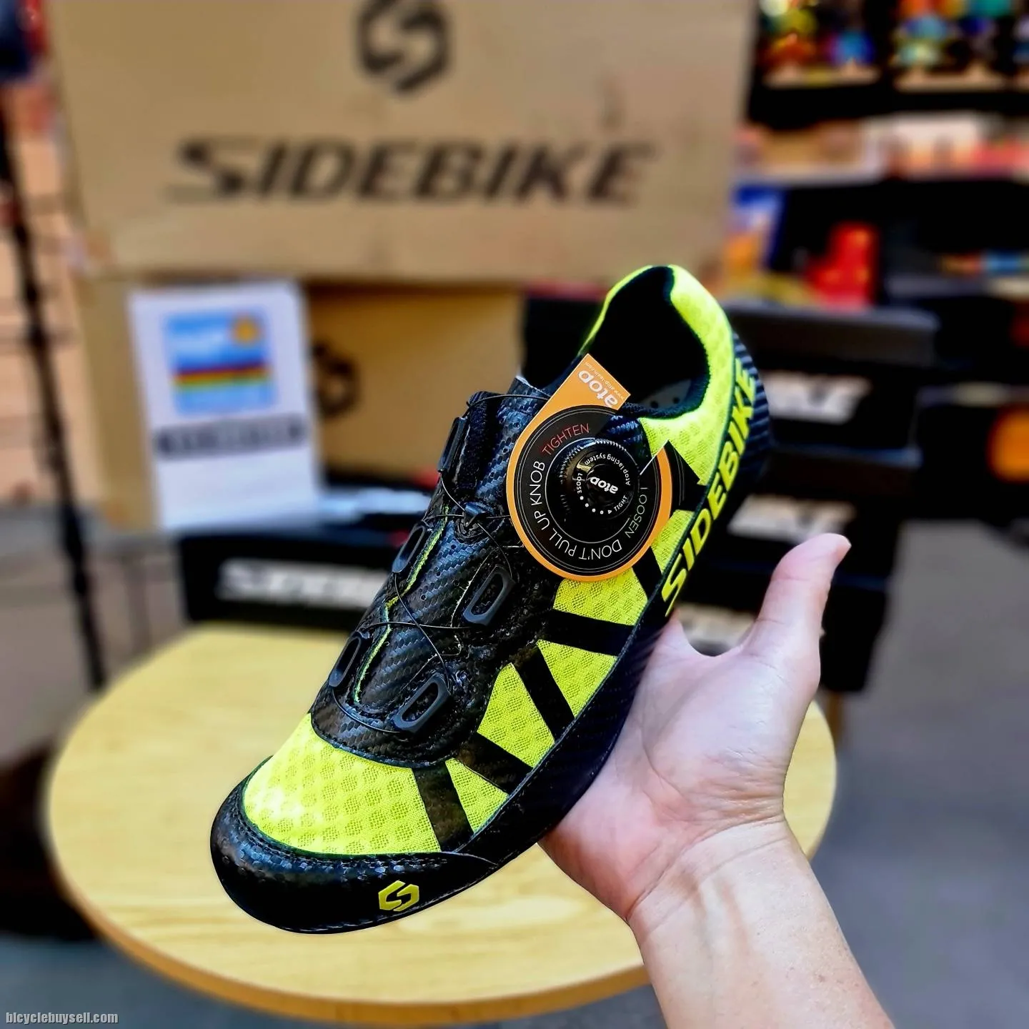 (NP CYCLE LAB) SIDEBIKE NON-CLEAT CYCLING SHOE ATOP LOCK
