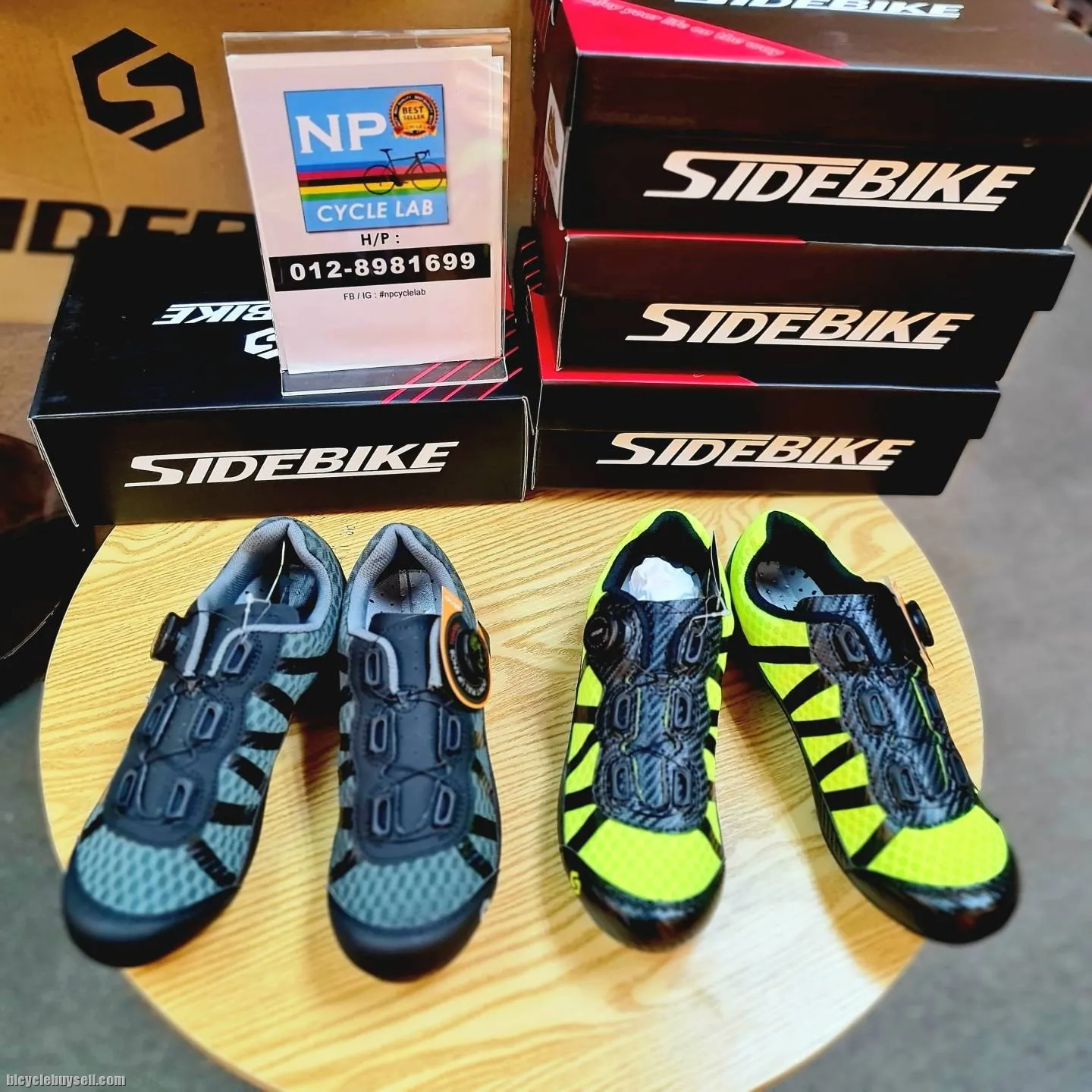 (NP CYCLE LAB) SIDEBIKE NON-CLEAT CYCLING SHOE ATOP LOCK
