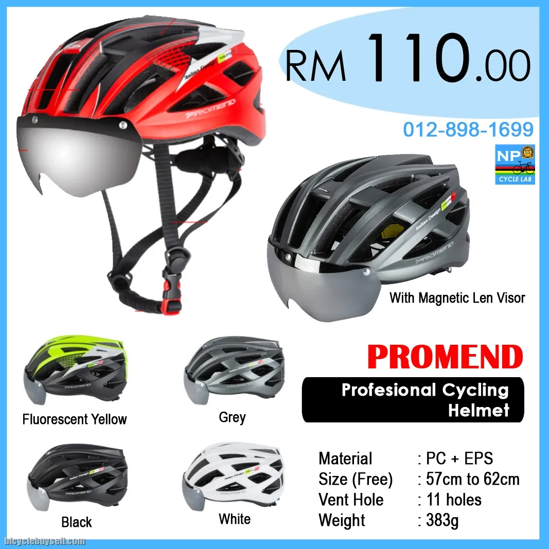 (NP CYCLE LAB) RNOX / PROMEND CYCLING HELMET FREE SIZE