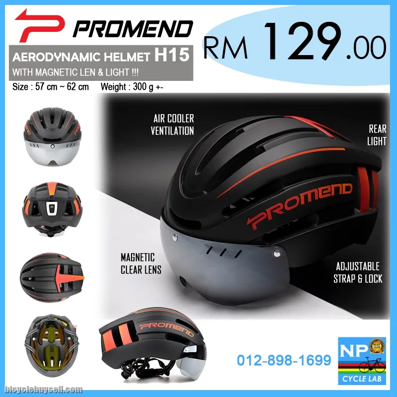 (NP CYCLE LAB) RNOX / PROMEND CYCLING HELMET FREE SIZE