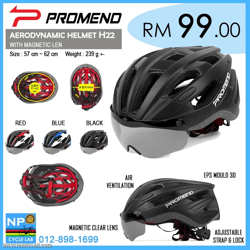 (NP CYCLE LAB) RNOX / PROMEND CYCLING HELMET FREE SIZE