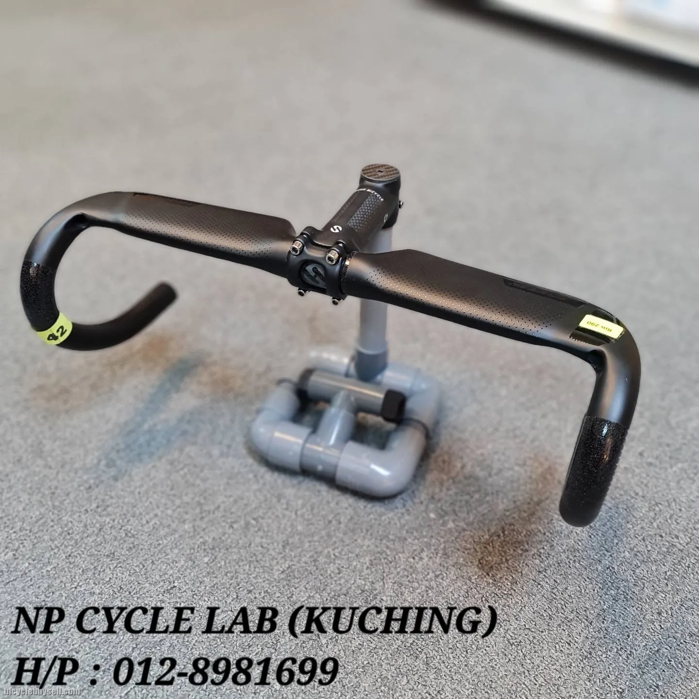 (NP CYCLE LAB KUCHING) TOSEEK TR-3000 T800S FULLCARBON HANDLEBAR