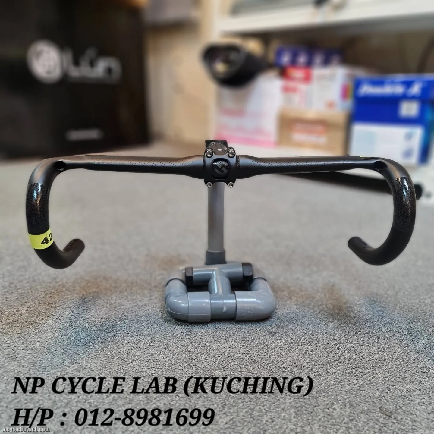 (NP CYCLE LAB KUCHING) TOSEEK TR-3000 T800S FULLCARBON HANDLEBAR