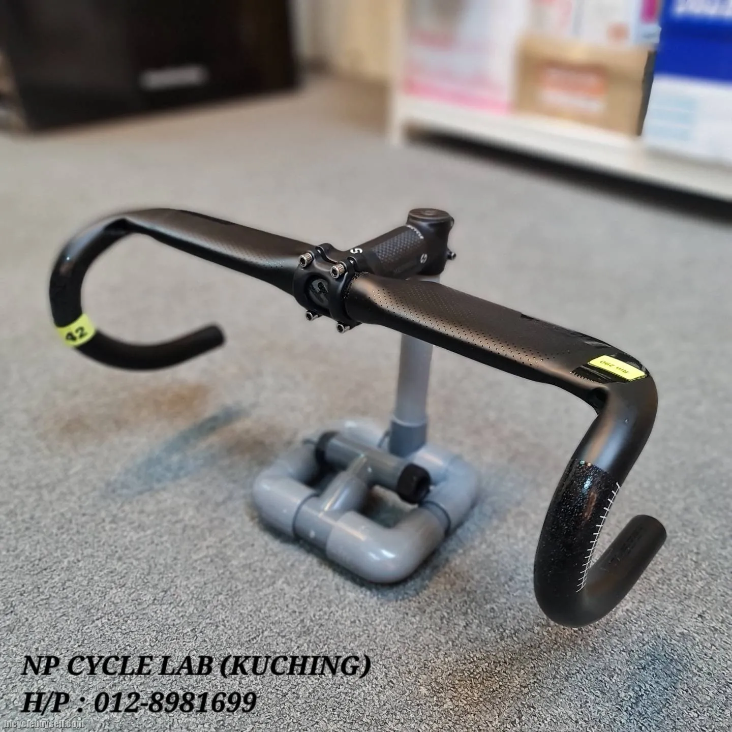 (NP CYCLE LAB KUCHING) TOSEEK TR-3000 T800S FULLCARBON HANDLEBAR