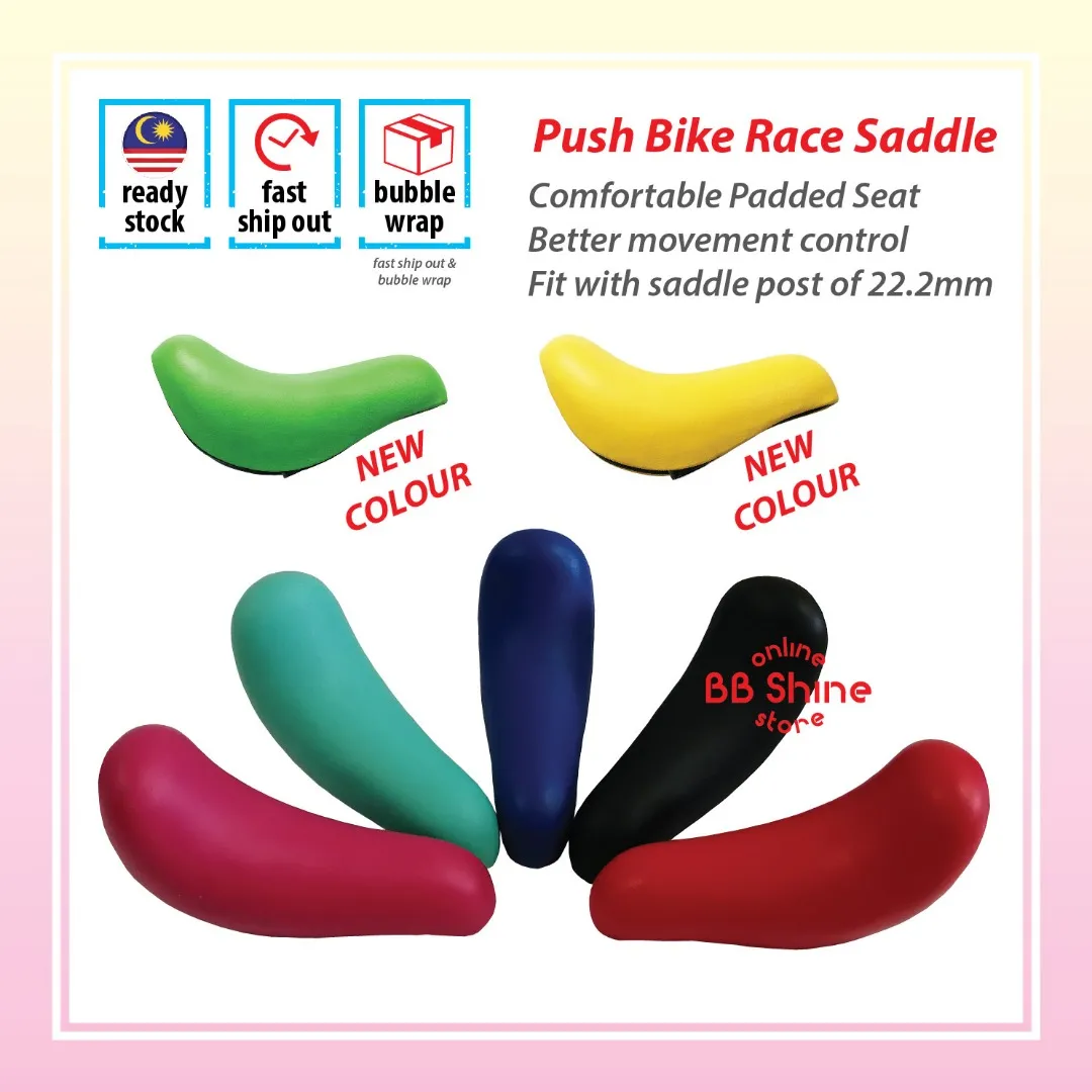 Saddle Padded Seat or Seatpost 22.2mm for Push Bike / Balance Bike
