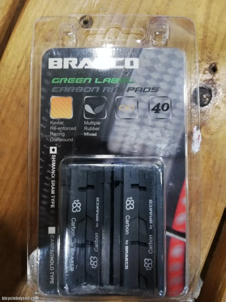 BRAKCO CARBON BRAKE PAD ***40% more braking power ***