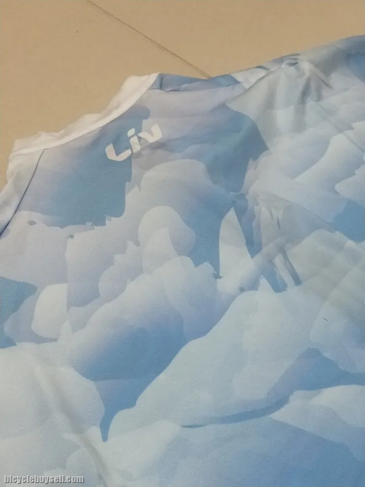 LIV Cloud Skyblue Series Short sleeves Cycling Jersey - Race Fit