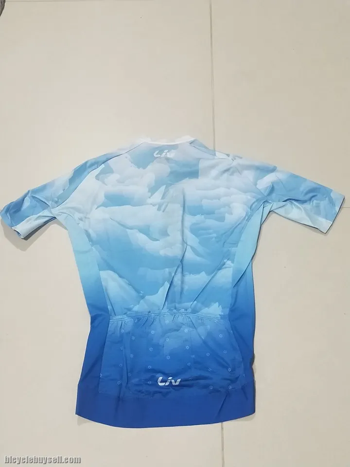 LIV Cloud Skyblue Series Short sleeves Cycling Jersey - Race Fit