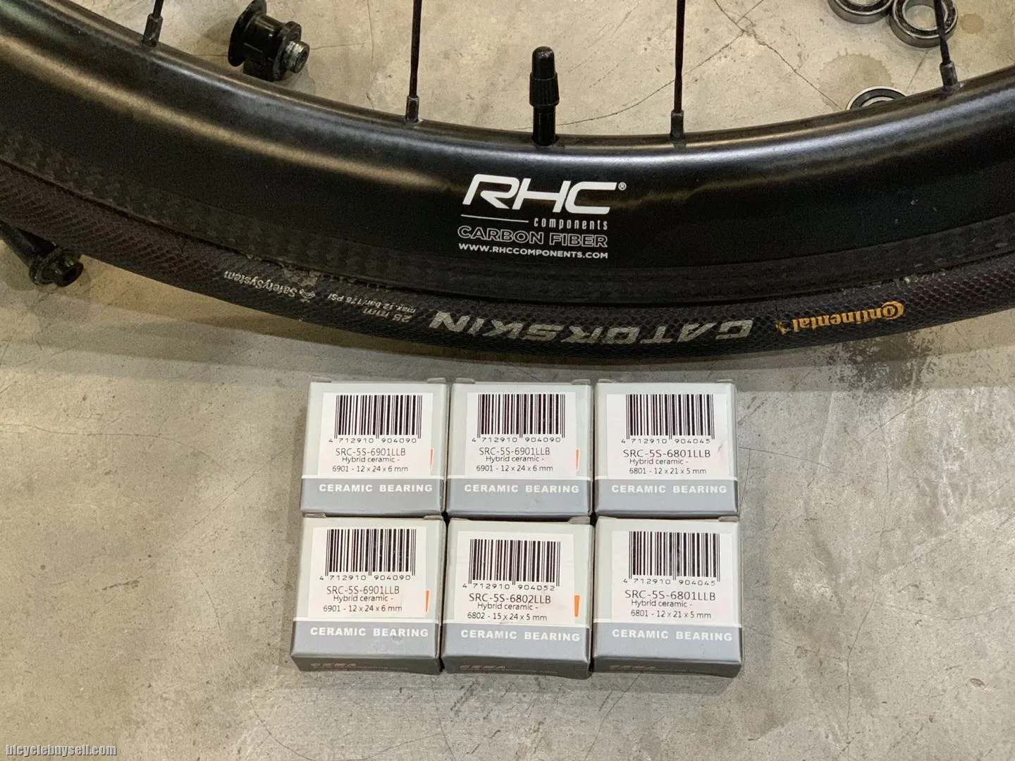 CEMA CERAMIC BEARINGS ( RHC CARBON WHEELSET)